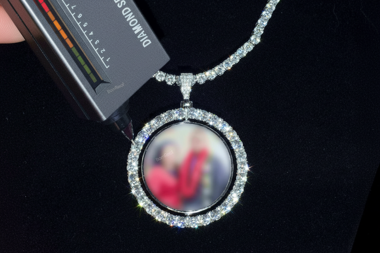 Spinning “forever frame “ memory pendant