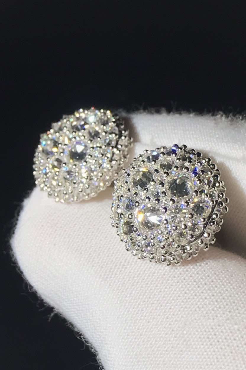 Mosaic masterpiece stud earrings